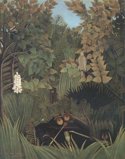 Henri Rousseau Joyous Jokesters